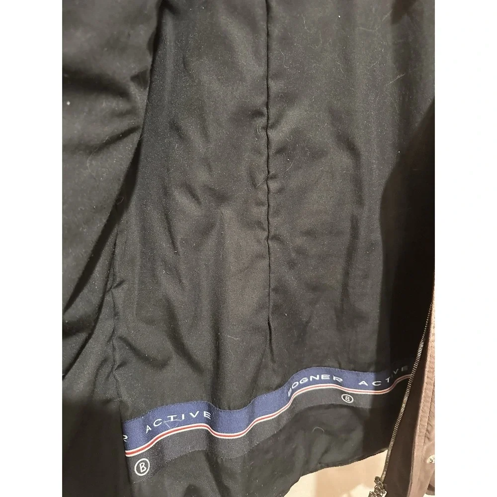 Bogner‎ Jacket Women Size 6 Ultra Suede 90s Vintage Ski Brown